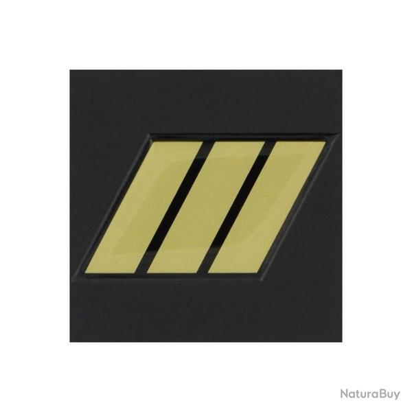 Grade / Galon de poitrine Gendarmerie Mobile Mar�chal des logis Chef R�sine