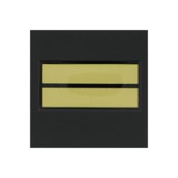 Grade / Galon de poitrine Gendarmerie Mobile Lieutenant R&eacute;sine