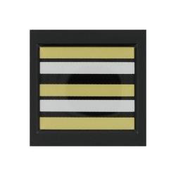 Grade / Galon de poitrine Gendarmerie Mobile Lieutenant Colonel R&eacute;sine