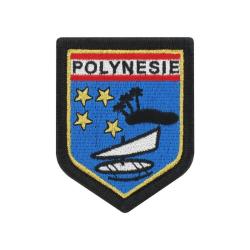 Ecusson de R&eacute;gion - Brod&eacute; Polyn&eacute;sie Fran&ccedil;aise