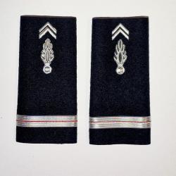 Fourreaux Gendarmerie D&eacute;partementale (vendu &agrave; la paire) Adjudant Chef Rigide