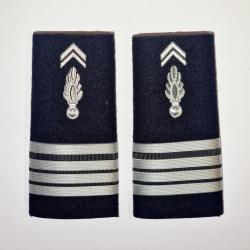 Fourreaux Gendarmerie D&eacute;partementale (vendu &agrave; la paire) Commandant Rigide