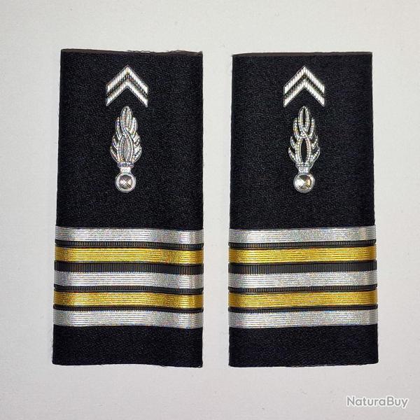 Fourreaux Gendarmerie D�partementale (vendu � la paire) Lieutenant Colonel Rigide