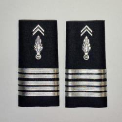 Fourreaux Gendarmerie D&eacute;partementale (vendu &agrave; la paire) Colonel Rigide