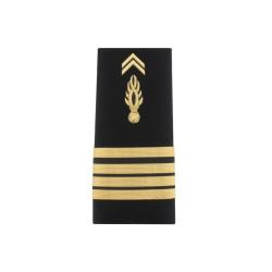 Fourreaux Gendarmerie Mobile (vendu &agrave; la paire) Commandant Rigide