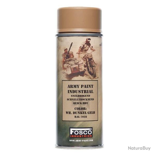 Bombe de Peinture militaire sechage rapide - 400ml WH DK Gelb