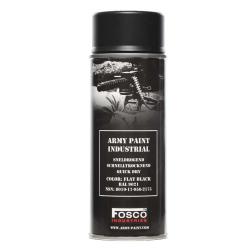 Bombe de Peinture militaire sechage rapide - 400ml Black