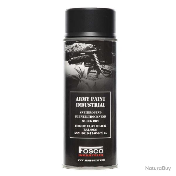 Bombe de Peinture militaire sechage rapide - 400ml Black