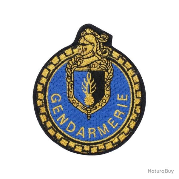 Ecussons de la Gendarmerie - Brod� Motard Or