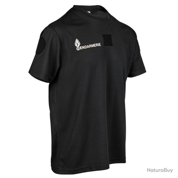 Tee shirt Cooldry Gendarmerie Noir Gendarmerie Dpartementale