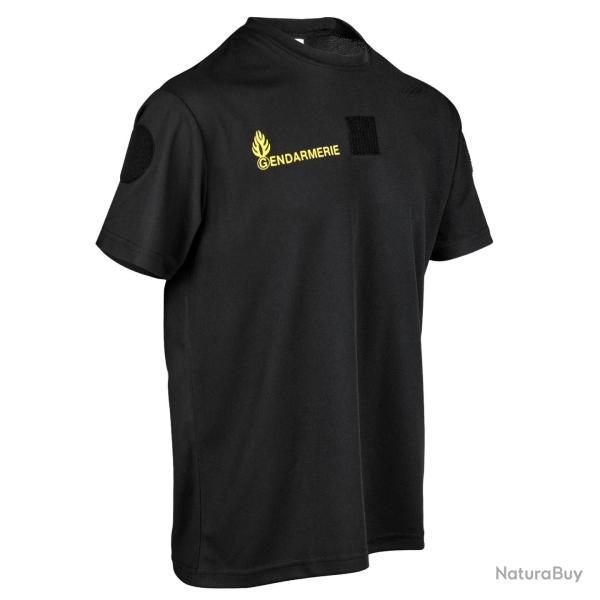 Tee shirt Cooldry Gendarmerie Noir Gendarmerie Mobile