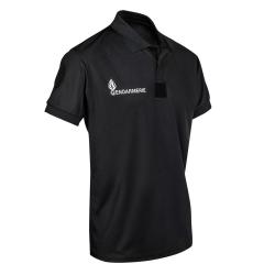 Polo Gendarmerie Manches Courtes Cooldry Noir Noir