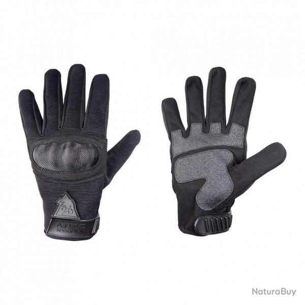 Gants coqu�s Stretch anti coupure Noir Noir