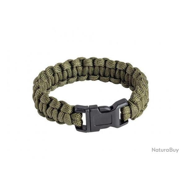 Bracelet Paracorde de survie Vert S