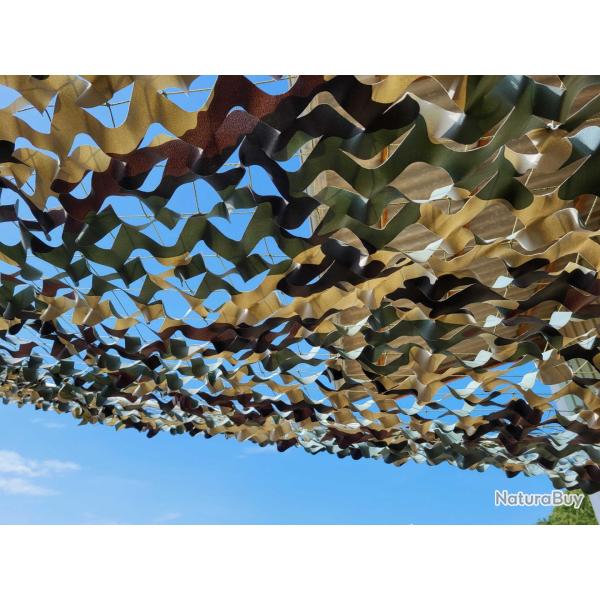 Filet de camouflage renforc� Bartavel - 80% d'ombrage - Cam Centre Europe Cam CE 4x5m