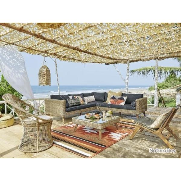 Filet de camouflage renforc� CamoSystems - 50% d'ombrage - Beige Beige 3x3m