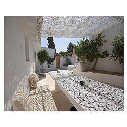 Filet de camouflage renforc&eacute; CamoSystems - 50% d'ombrage - Blanc/Gris Blanc 3x6m