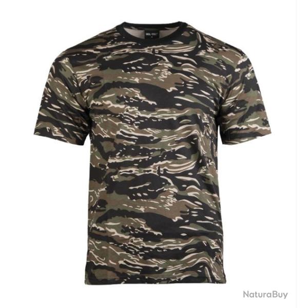 Tee shirt 100 coton Tiger Stripe Tiger stripe