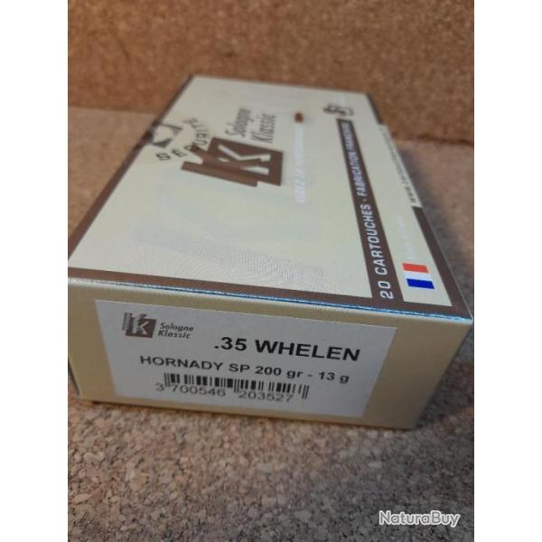 1 boite de 35 whelen SOLOGNE HORNADY SP en 250gr