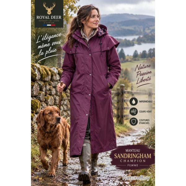 Manteau Champion Sandringham pour femme Violet