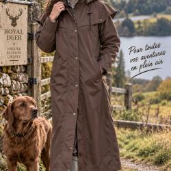 Manteau Champion Sandringham pour femme Brun