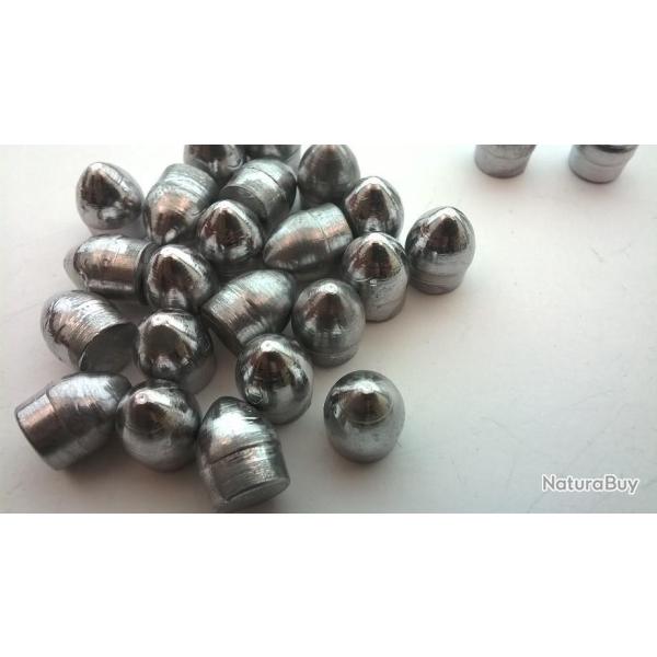 -10% PROMO 100 Balles Ogive Pointue Calibre 36  (.374) r�volver poudre noire id�al cartouche papier