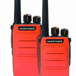 Pack 2 talkies-walkies Num'axes TLK1054 Orange