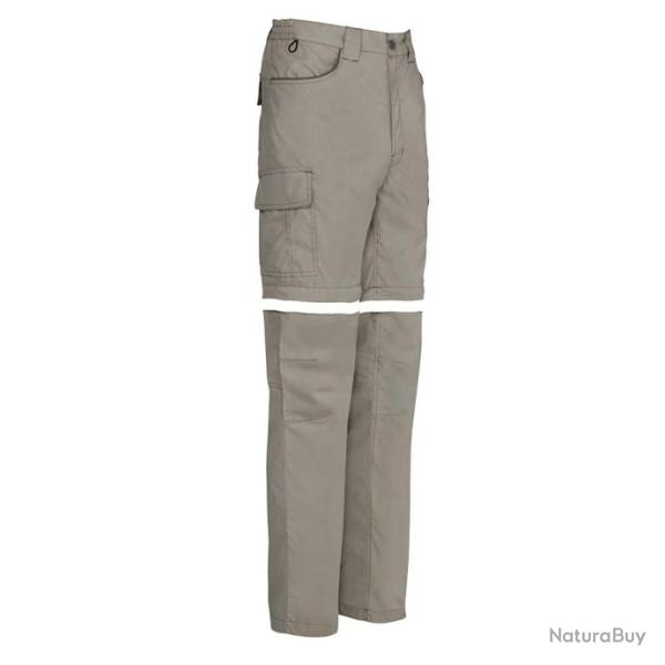 PANTALON TRANSFORMABLE TREKKING BEIG