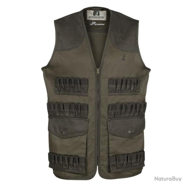 GILET SAVANE MAXI TUBES KAKI