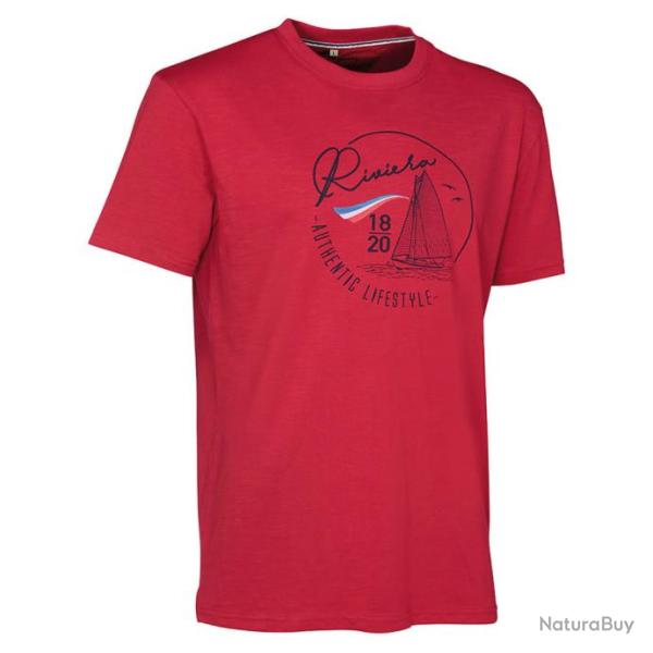 TEE SHIRT RIVIERA ROUG