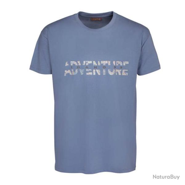 TEE SHIRT ADVENTURE BLEU