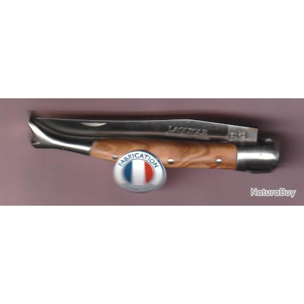 BOTTINE SUPERBE OLIVIER rare gratuit LAGUIOLE grav� Initiales couteau