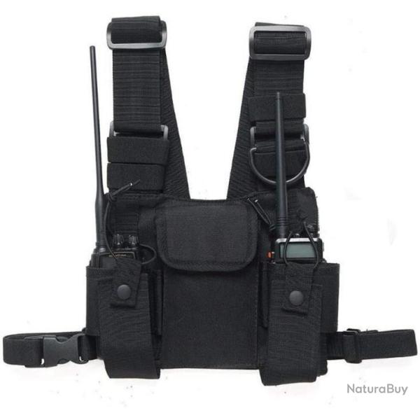 Sacs De Radio De Harnais De Talkie-walkie De Poche R�glable Sac � Dos de Talkie-walkie sans Fil