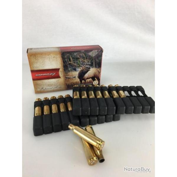 Lot de 20 �tuis NORMA - Cal. 338 Lapua Mag -