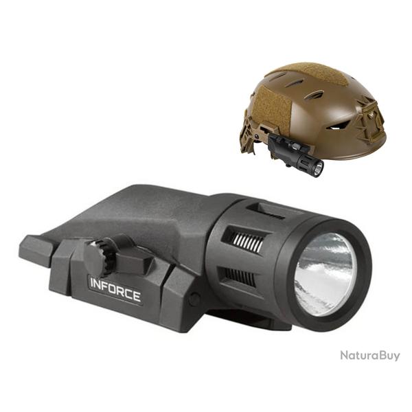 Lampe tactique pour casque Noir INFORCE HML
