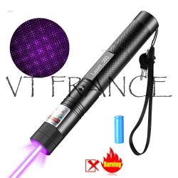Pointeur Laser Haute Puissance Rechargeable-Violet 20260729082519