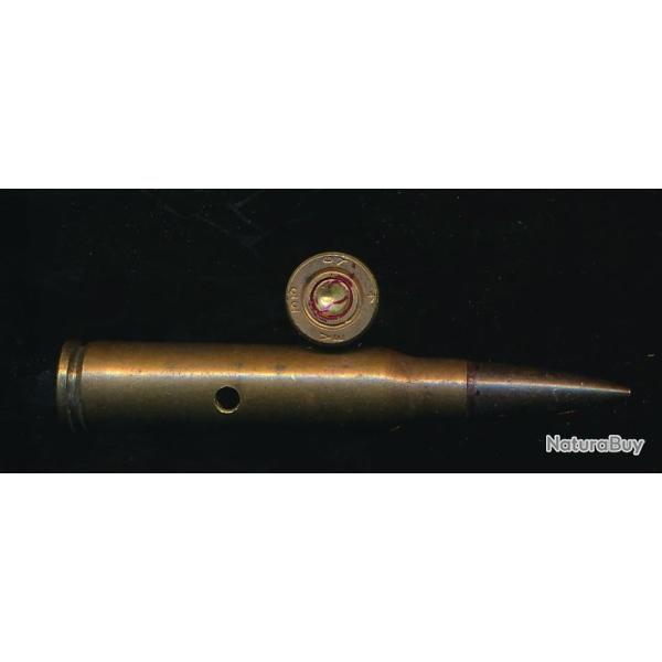 CARTOUCHE de 7,5x54 Mle1929 Balle Lourde D Mle 1933 , pour armes de fortification, ww2, bal. noircie