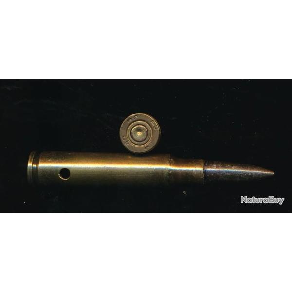 CARTOUCHE  7,5x54 Mle1929 Balle Lourde D Mle 1933 pour armes de fortification, ww2, bal. noircie CN