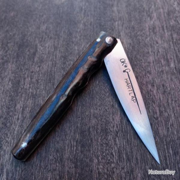 Couteau ARTISANAL de KAHRAMANMARAS  2 CLOUS Manche en corne