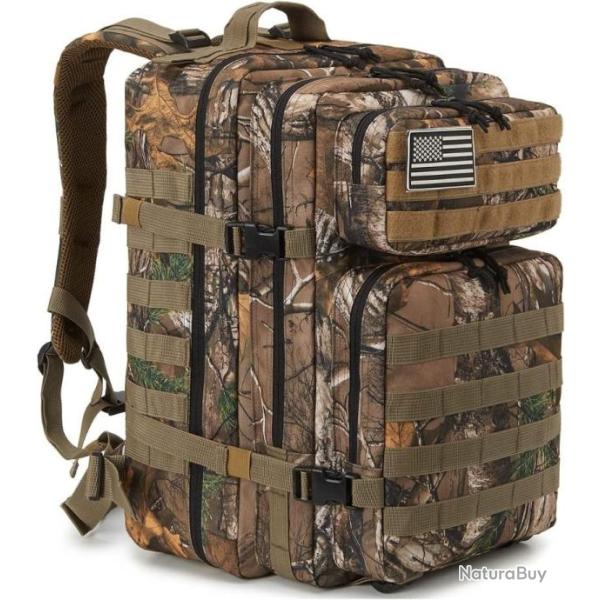 Sac  Dos Militaire Tactique 45L Molle Grande Capacit Chasse Pche Trekking Randonne Escalade