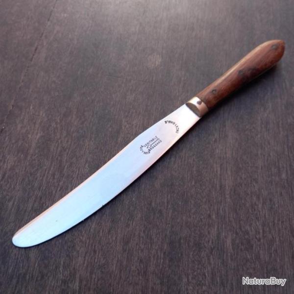 Couteau de table V�RITABLE BROSSARD Manche en Bois