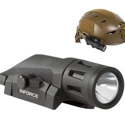 Lampe tactique pour casque INFORCE HML couleur noire