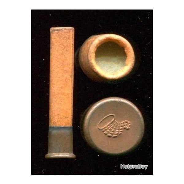 7 mm Flobert � plomb - TRES RARE et TRES ANCIENNE - beau marquage en relief : corne d'abondance