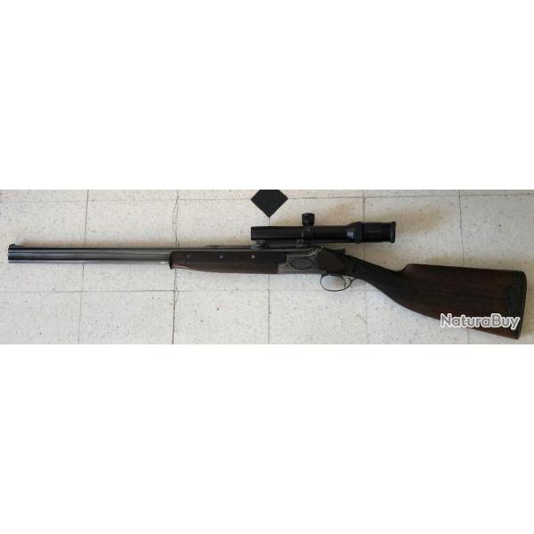 Carabine express Browning D2 ann�e 1975 Calibre 9,3x74R avec lunette swarovski