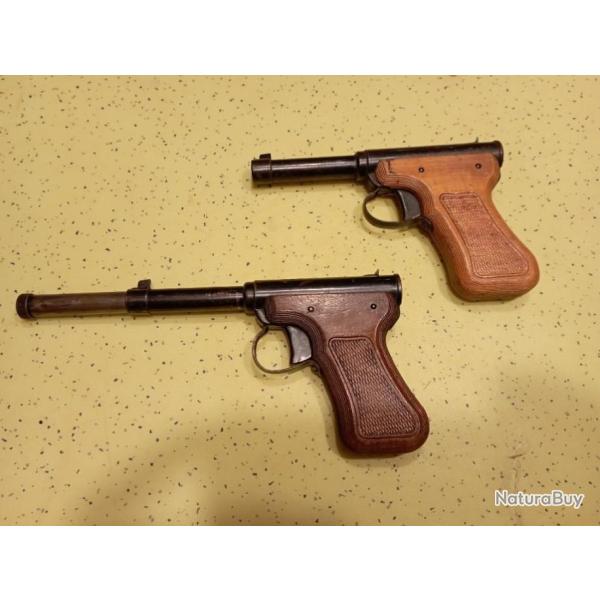 Lot de deux pistolets � air comprim� Diana Mle 2 � compl�ter.