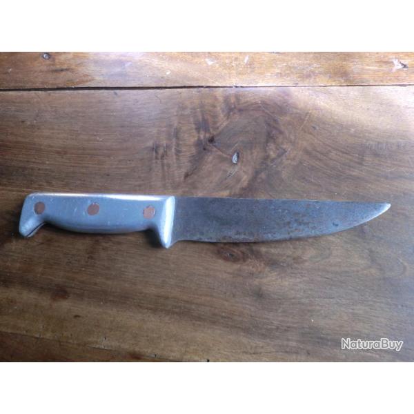 ancien couteau manche alu  artisanal