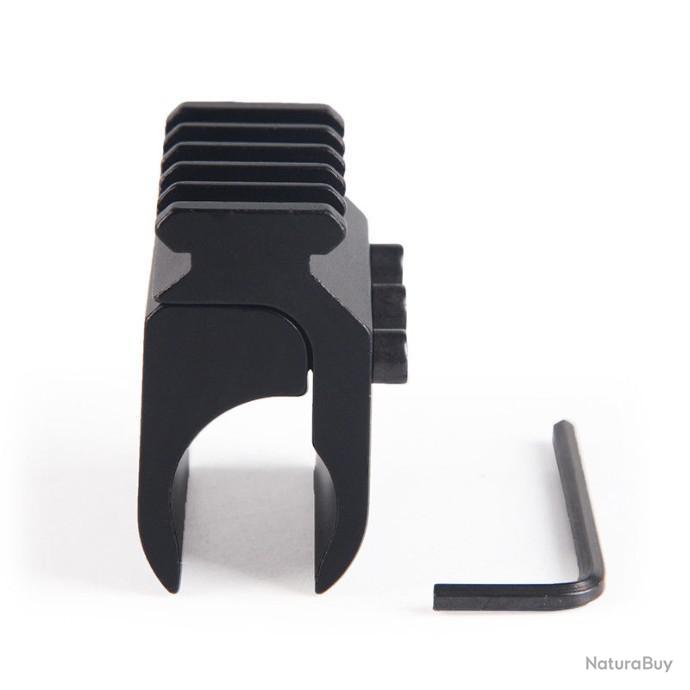 Support Quadri-rail Pour Canon 13-20 Mm – Adaptateur Picatinny 12 Slots, Compatible AR-15, M4, M&P Et Fusils De Chasse