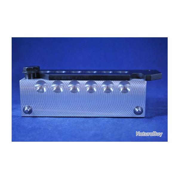 Moule � six cavit�s - balle ronde de calibre .44 / .457", 140grs