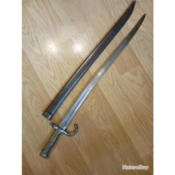 Bonne ba�onnette Chassepot.Manufacture Nationale de Ch�tellerault Octobre 1870.