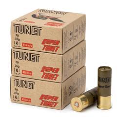 3 BOITES SUPER TUNET CAL 12 bourre a jupes plomb de 1,2,4 et 6 Plomb de 6